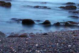 At the shore